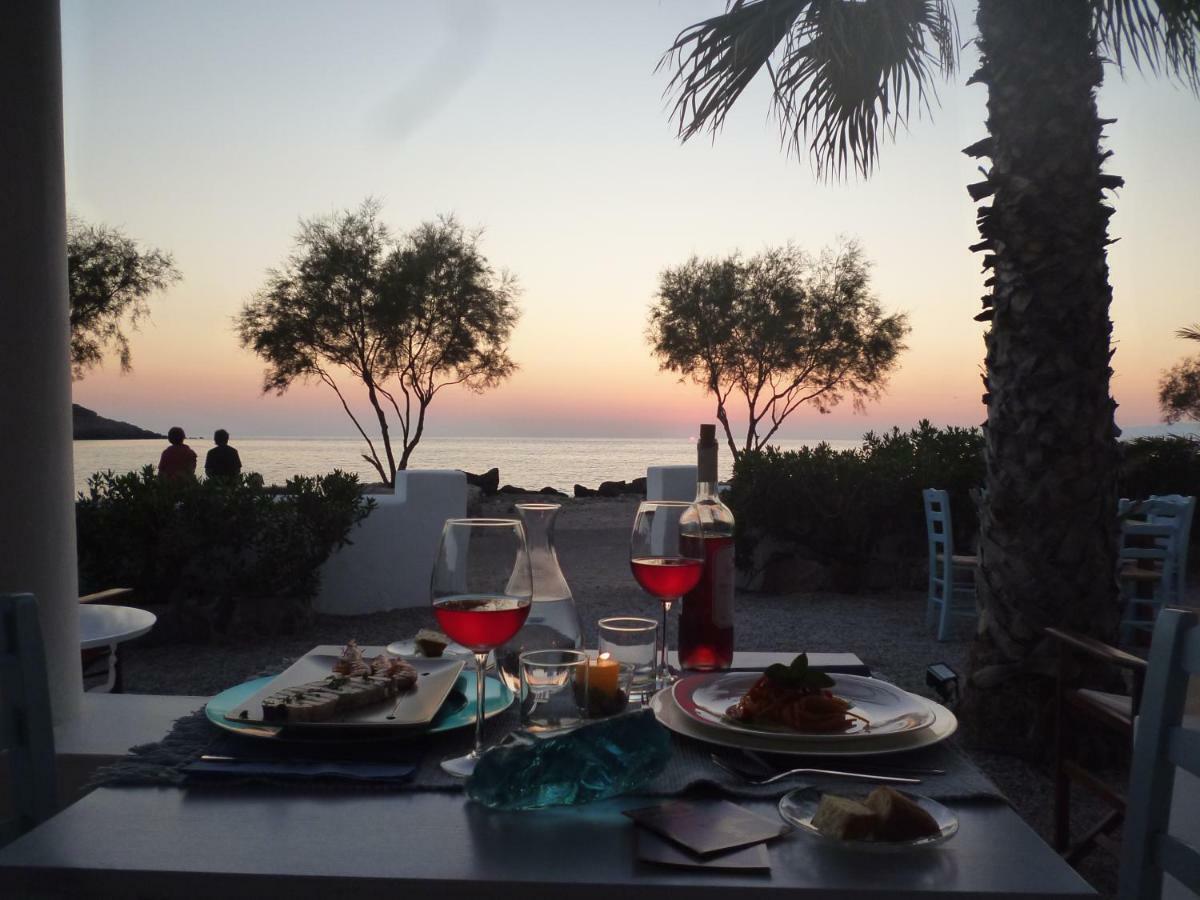 Oklaca Patmos Beach Rooms 스칼라 외부 사진